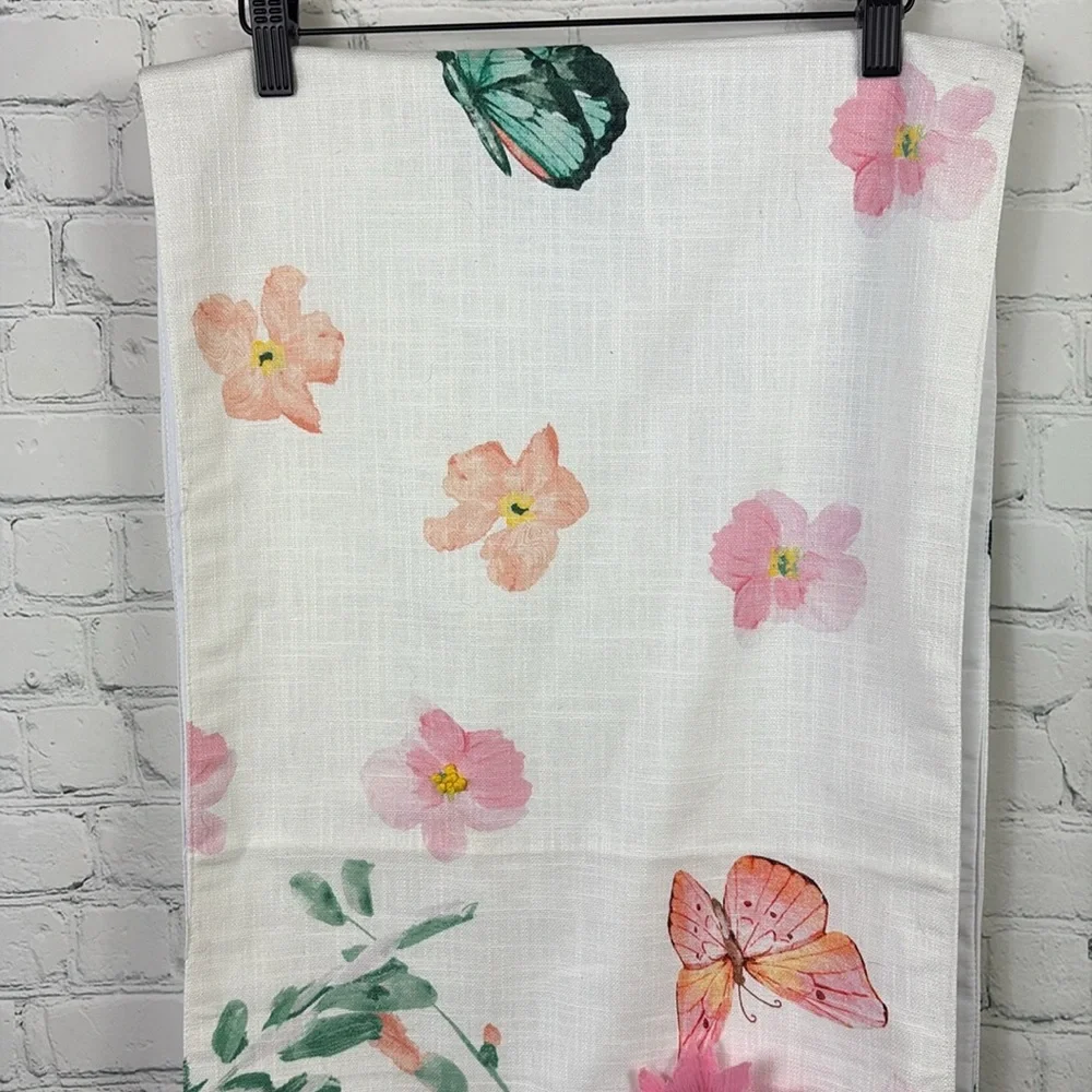 HOP AWAY HOME Bunny Rabbit Spring Cotton Table Runner 16